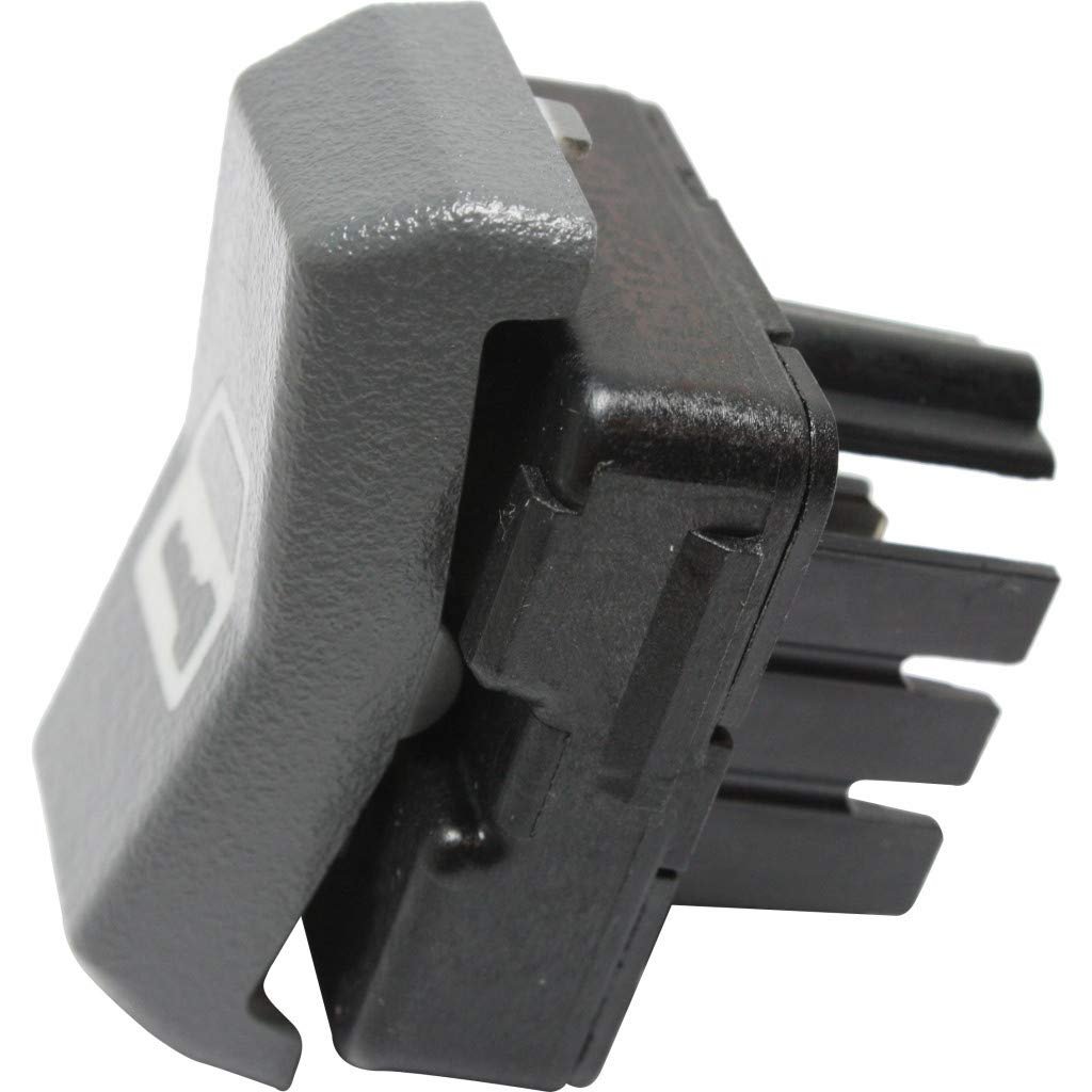 Door Lock Switch For Chevy Tahoe 1999 2000 1 Button Blade Type 8 Prong Male Terminal Black Standard Style Replacement Part