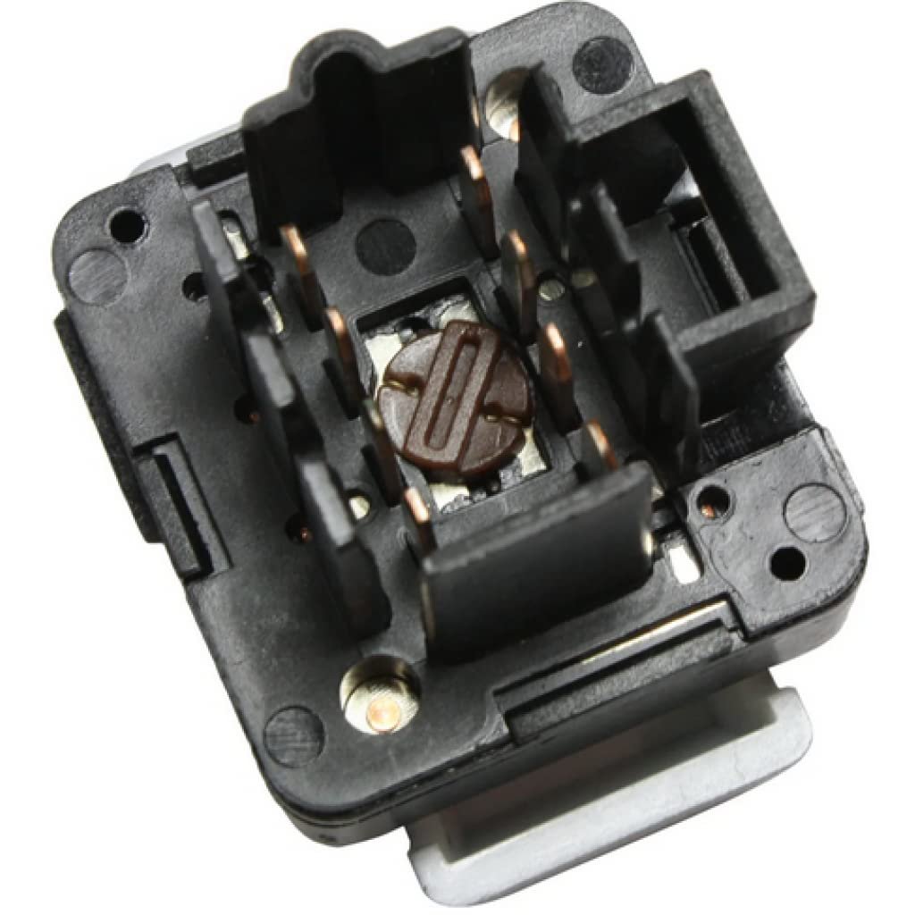 Door Lock Switch For Chevy Tahoe 1999 2000 1 Button Blade Type 8 Prong Male Terminal Black Standard Style Replacement Part