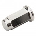 Itp 4pk Flat Base Chrome Lug Nut 10mm X 1 25mm Thread Pitch W 14mm Head For Kawasaki Lakota 300 1995-2003 