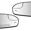 Left And Right Side Mirror Glass For 2013-2021d For Fusion Heated Replaces Ds7z-17k707-f Ds7z-17k707-b