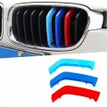 3pcs M Colored Grille Insert Trims For Bmw F30 F35 3 Series 2013 2019 8 Beam Abs Snap On Decorative Front Grill Mesh Trim 