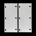 G-plus New All Aluminum Radiator Relocation Kit 55 56 57 Compatible With 1955-1957 Chevy Belair V-8 Core Support