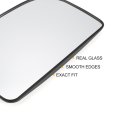 Car Rearview Left Driver Side Upper Part Mirror Glass Replacement W Backing Plate Convex Non-heated White For Mercedes Sprinter