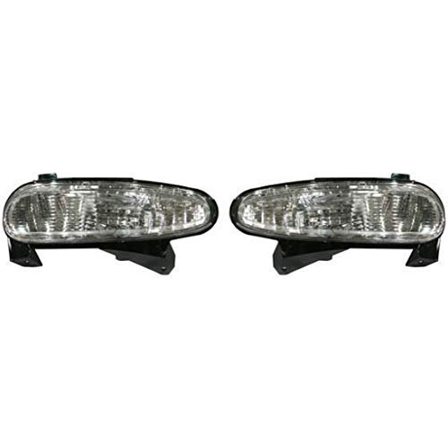Buick Lacrosse Turn Signal Parking Light Assembly 2005-2009 Pair Driver And Passenger Side Capa Certified For Gm2520191c