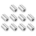 10pcs Stainless Steel Spacer 2 In Bore X 1 Od 1-1 Length Round Metal Screw Bushing Plain Finish For M12 Screws Bolts And Rods 