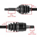 Caltric Front Right Cv Axle Compatible With Suzuki Eiger 4wd Lt-f400f 2002-2004 Auto Lt-a400fc 2002 2003 2004 Atv