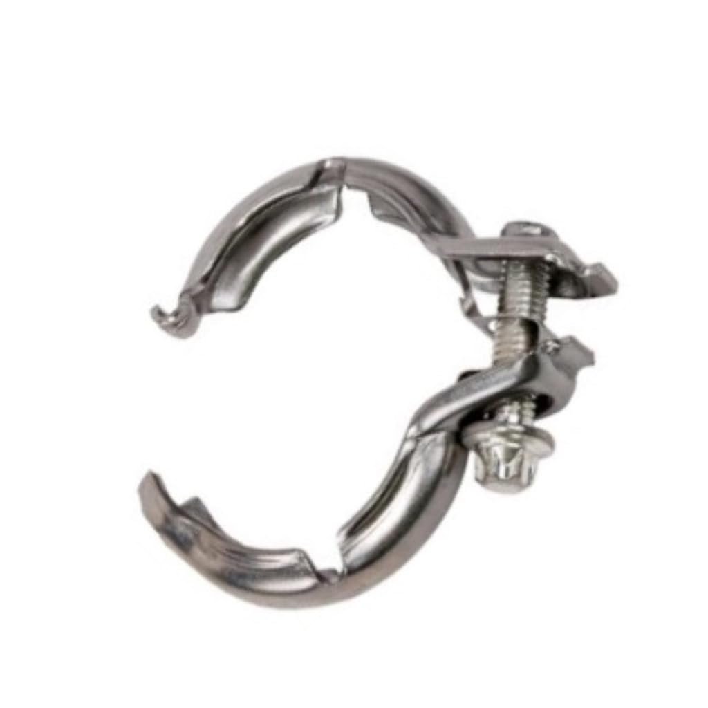 Emission Reduction Fluid Injector Clamp For Chevy Silverado 3500 2017 2024 Stainless Steel Bolt Adjustment Type Silver Part
