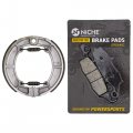 Niche Brake Pad Set For Kawasaki Vulcan 800 Drifter 41048-1070 43082-1265 Front Rear Organic