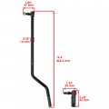 Caltric Left Side Drag Link Compatible With John Deere D140 D150 D155 D160 D170