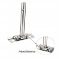 Uxcell Invisible Floating Shelf Brackets 76mmx100mm Adjustable Hidden Blind Supports For Concealed Shelves Pack Of 4