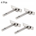 Uxcell Invisible Floating Shelf Brackets 76mmx100mm Adjustable Hidden Blind Supports For Concealed Shelves Pack Of 4