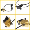 Waltyotur Motorcycle Front Rear Hydraulic Brake Caliper Set Replacement For 50cc 70cc 90cc 110cc 125cc Classic Pit Dirt Bike