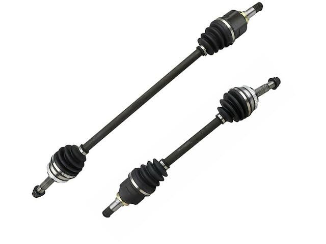 Front Cv Axle Shaft Set Of 2 For 2000-2005 Toyota Echo With 4-wheel Abs Brakes