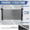 28 Inches Core Width Dpi 2334 Factory Style 1-row Cooling Radiator Compatible With Silverado Sierra Yukon Tahoe Suburban 4 3l 4