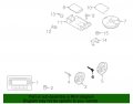 Volkswagen Genuine Vw Rivet Speaker Motor Door Wht005353