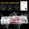 3rd Brake Light For Ford F150 2004 2005 2006 2007 2008 High Mount Center Rear Roof Third Cargo Parking Halogen Clear Red Lens