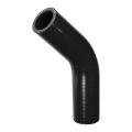 1 Pcs 30mm 18 Id 90mm 3 54 Length 45 Degrees Black Car Silicone Hose Coolant Universal 