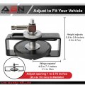 Abn Universal Master Cylinder Adapter Cap With Wings Adjustable 1-2 7in Opening Pressure Brake Bleeder Kit Fits Various
