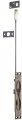 Rockwood 555 10b Lever Extension Flush Bolt For Fire-rated Swinging Hollow Metal Doors 1 Width X 6-3 4 Height Bronze Satin 