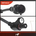A-premium Front Side Abs Wheel Speed Sensor Compatible With Ford Models F-250 1999 Super Duty F-350 F-450 F-550 F-650 F-750