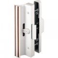 Prime Line C1116 White Sliding Glass Door Handle With Clamp Type Latch 