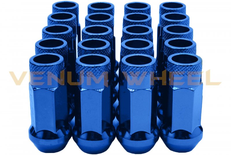 Hub Centric Wheel Spacers For Porsche 5x130 Mm 17 And 30 71 5 Bore With 90 Stud Conversion Blue Open End Lug Nuts Aftermarket