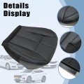 Driver Leather Bottom Top Seat Cover Black For Jeep Grand Cherokee 1999 2000 2001 2002 2003 2004