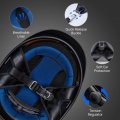 Ilm Half Helmet Open Face Motorcycle Helmets For Moped Cruiser Scooter With Sun Visor Dot Approved Model-210v Golden Medium