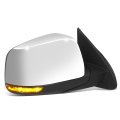Auto Dynasty Ch1321377 Side Door Power Mirror With Heated Glass Turn Signal Chrome Cover For Dodge Durango 2011-2022 Passenger 
