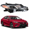 Headlights Front Head Lamps Replacement For 2018-2019 Toyota Camry L Le Se Projector Right Side Passenger 
