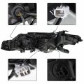 Projector Headlights For 2018 2019 Toyota Camry L Le Se Front Passenger Side Right Replacement Head Lamps Black Housing With