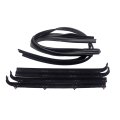 Window Sweep Run Channel Seals Weatherstrip Black Belt Set 6pcs Replacement For 1987-1997 Bronco F150 F250 F350 F450 Kf2007 