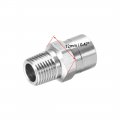 Uxcell Flat Fan Spray Tip 1 8bspt Male Thread 304 Stainless Steel Nozzle 65 Degree 1mm Orifice Diameter 2 Pcs