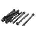 M5 X 60mm 12 9 Alloy Steel Hex Socket Head Cap Screws Bolt Black 10pcs