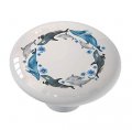 Gotham Decor Whale And Dolphin Circle Drawer Cabinet Knob 