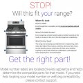 Supplying Demand 74008248 7403p831-60 Cooktop Infinite Control Switch Replacement Model Specific Not Universal