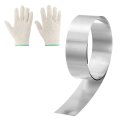Aluminum Flashing Roll 1 2 X 3 28ft Roof Metal Strip Sheet 0 5mm Thick With Gloves For House Repair Sealing Window Door 