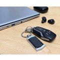 Ipick Image For Ford Super-duty Real Black Carbon Fiber Chrome Metal Case Key Chain Keychain Official Licensed