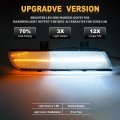 Njsbyl Smoked Lens Corvette C4 Led Front Side Marker Lamps For 1991-1996 Chevrolet Chevy Grand Sport Zr1 Amber Turn Singal