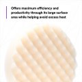 Perfect-it 3m Foam Compounding Pad 05737 Inset Single Sided Hook And Loop 8 In White