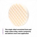 Perfect-it 3m Foam Compounding Pad 05737 Inset Single Sided Hook And Loop 8 In White