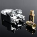 Universal An10 Engine Transmission Oil Cooler For Japanese Model Blue 15 Row Aluminum With Filter Relocation Kit C Set 