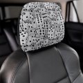Seamless Dices Close-up Texture 2pcs Universal Car Seat Headrest Protector Covers Soft Cover Interior Accessories Decoration