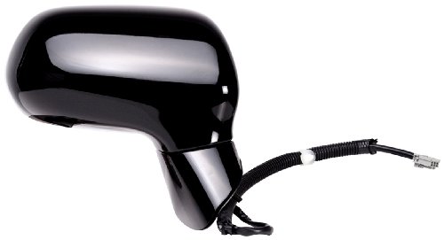 Passenger Side Mirror For Honda Civic Sedan Ex Si Navi Lx Model Black Power Foldaway Door Mount 63569h