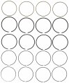 Hastings 2c4769 4-cylinder Piston Ring Set 