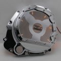 Httmt- Yellow Led Chrome Engine Cluctch Cover Compatible With 2001-2005 Suzuki Gsxr 600 750 1000 Gsx-r P N Mt313-010a-cd Yellow