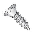 18-8 Stainless Steel Sheet Metal Screw Plain Finish 82 Degrees Flat Head Phillips Drive Type Ab 8-18 Thread Size 2 Length Pack 