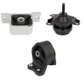 Engine Motor And Transmission Mount Kit Compatible For Honda Cr-v 2 4l 2002-200 A6597 A6596 A4504 