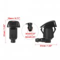 X Autohaux 4pcs Car Front Windshield Wiper Washer Nozzle Spray Jet Replacement For Chevrolet Traverse 2013-2016 Gmc Acadia