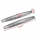 Car Styling Bumper Protector Guard Corner Strip Sticker Carbon Fiber 3m Auto Rubber Moulding Soft Pvc Decorative Black